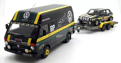 Otto 1/18 OT353  Rally Set - VW Golf MK 1 + VW LT35 And Trailer France 1981 • £289.99