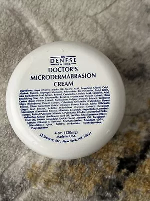 Dr. Denese Doctor's Microdermabrasion Cream 4 Oz New Sealed • $24.99