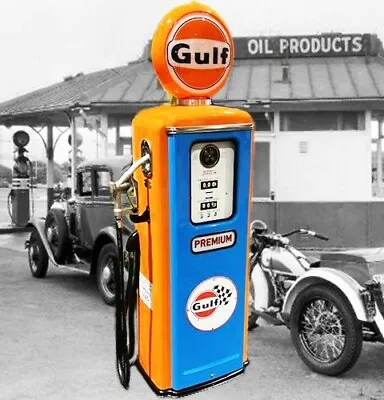 Gulf Fantasy Model 39 Tokheim Full Size Gas Pump-vintage Style • $3249.99