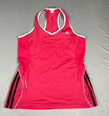 £13.42 • Buy Adidas Shirt Womens Size 14 Red Response Tank Top Singlet Gym Running Ladies