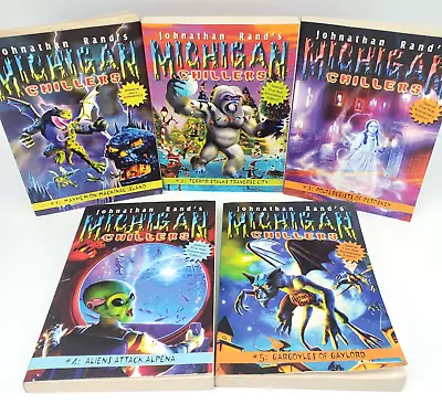 Johnathan Rand's Michigan Chillers Series First 5 Books #1-5 Paperback Lot Of 5 • $14.95