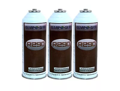 R290 Refrigerant - 3 Pack (Approved For Fridges Freezers And Ice Makers) • $36