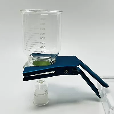 Millipore Filter Holder Kit Glass Funnel 1000mL W/ Filter Base & Clamp • $99.64