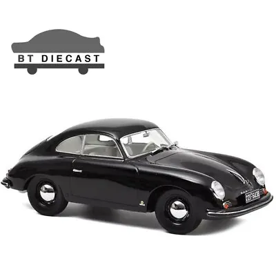 Norev 1952 Porsche 356 Coupe 1/18 Diecast Model Car Black 187451 • $69.90