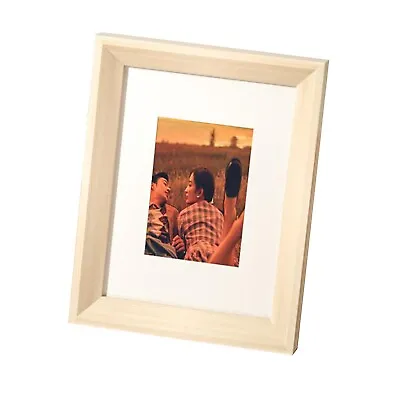 4x6 Wood Picture Frames Photo Poster Display Set Wall Mount Tabletop Decor • £15.18