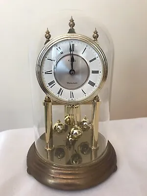 Vintage Kundo Quartz Anniversary Clock With Glass Rotating Balls And Plays Sound • $50