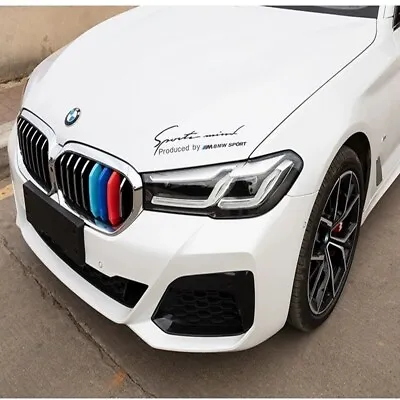 2x Sticker Decal Sports Mind Powered M Motorsport For BMW F10 F30 E60 E70 E90 • $4.99