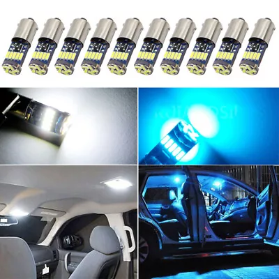 10x Super Bright BA9S T4W T11 LED CanBus Interior Map Dome Light Bulbs 1815 1895 • $9.99