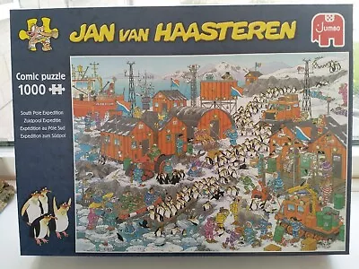 Jan Van Haasteren 1000 Piece Jigsaw - South Pole Expedition New Unopened Bag • £5