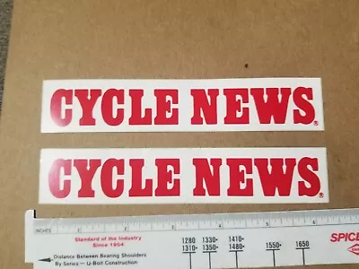 Cycle News Stickers Decals Motocross Mx Sx Vintage AHRMA Supercross GNCC MOTO-X • $5