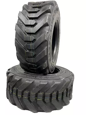 Two-12-16.5 Skid Steer Tires 12 Ply  12X16.5 For Bobcat Loader WRim Guard HD • $399.95