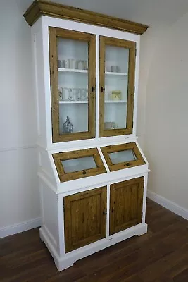 Handmade Kitchen Dresser In White - Vintage Style Two Door Cabinet - Brand New • £549