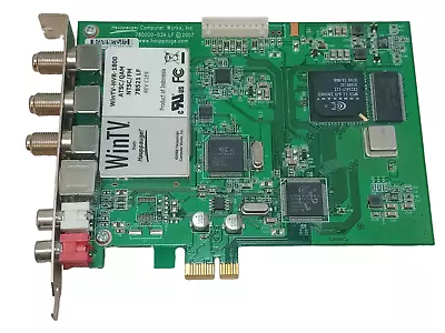 Hauppauge! WinTV-HVR-1800 ATSC/QAM NTSC/FM 6-port Analog+Digital PCIe Tuner • $16.89