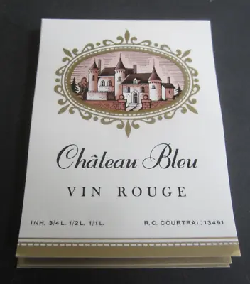 Wholesale Lot Of 100 Old Vintage - CHATEAU BLEU - French RED WINE - LABELS • $14.99