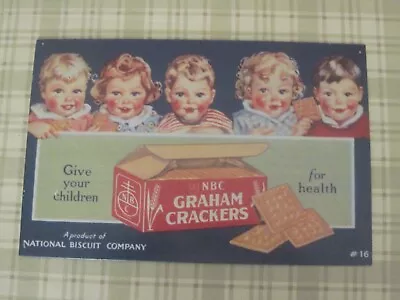 Bristol Ware National Biscuit Company Graham Cracker Sign • $10