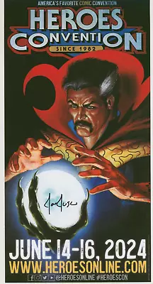 Joe Jusko SIGNED 2024 Heroes Con Promo Art Poster Dr. Strange / Marvel Comics • $29.99