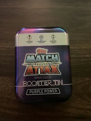 Match Attax 22/23 Tin Of Mystery Shiney’s 54 Cards In Total (inc X2 100 Club) • £50