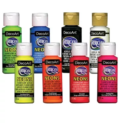 £5.99 • Buy DecoArt Americana - Neon Acrylic Paints - 59ml