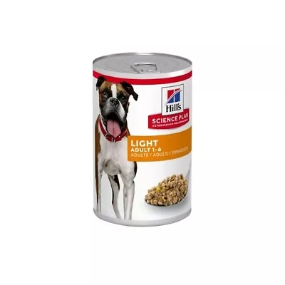 Hill's Science Plan Light Adult Dog Food With Chicken Can 12x370g • £34.99