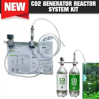 For Aquarium Live Plants DIY CO2 Generator System W/O Diffuser Accessories Kit • $27.57