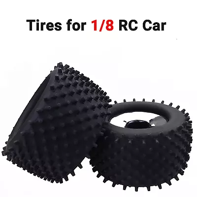  Truggy Monster Truck Wheels Tires 17mm Hub Hex For 1/8 RC Car HPI DHK（2pcs） • $38.99