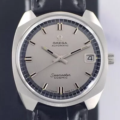 Omega Seamaster Cosmic Automatic 24 Jewels Cal.565 Date Silver Dial Men's Watch • $523