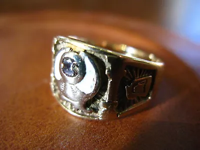 Vintage Antique 14K Gold And Diamond Men's Ring Gorgeous • $1500