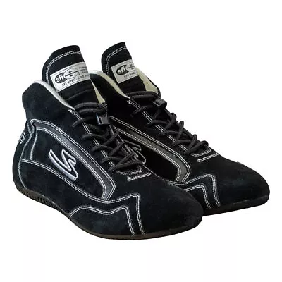 Zamp RS00100313 ZR-30 Mid-Top Driving Racing Shoes - SFI 3.3/5 - Black - Size 13 • $65.79