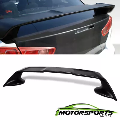 For 2008-2017 Mitsubishi Lancer EVO10 Black ABS Rear Wing Spoiler Factory Style • $91.98