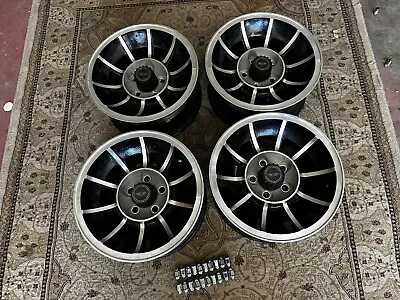 PAIR 15x7 VECTOR 10 SPOKE TURBINE DUKES OF HAZARD STYLE MOPAR FORD 4 1/2 RIMS • $1450