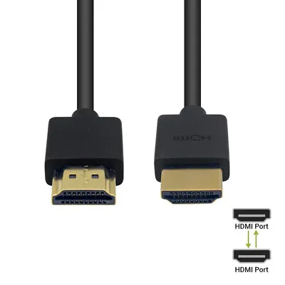 1080P HDMI To HDMI Cable Standar HDMI Cord Cable For TV Monitor Laptop Computer • £1.99
