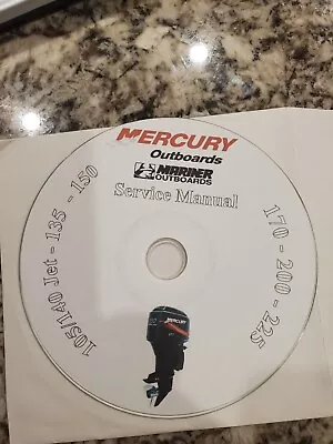 Mercury Outboards & Mariner Outboatrds Service Manual On CD • $30