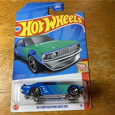 2023 Hot Wheels 244/250-69 Ford Mustang Boss 302-Falken Tires-Then And Now 10/10 • $2.99