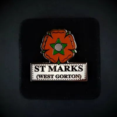 £9.99 • Buy Pre Man City - Lancashire Rose Enamel Pin - St Marks (West Gorton) Memorabilia