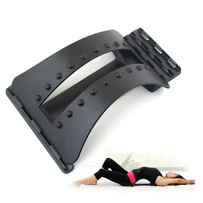 Lumbar Support Spine Pain Chiropractic Back Massage Stretch Relax Mate Stretcher • $15.24