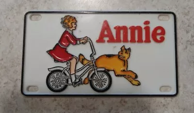 Vintage 1981 Little Orphan Annie Bicycle License Plate • $10.29