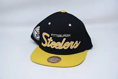 Pittsburgh Steelers Vintage Collection Mitchell & Ness Embroidered Snapback Hat • $30