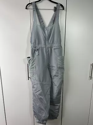 £26.99 • Buy Free People Movement Silver Blue Waterproof Jumpsuit Size Medium