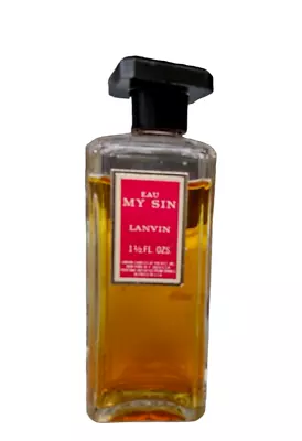 My Sin Eau De Lanvin Perfume 1.5oz Splash Vintage No Box Charles Of The Ritz 85% • $65