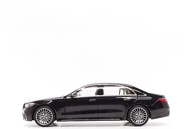 Norev 1:18 Mercedes-Benz S-Class AMG-Line (W223) In Obsidian Black • $179.99