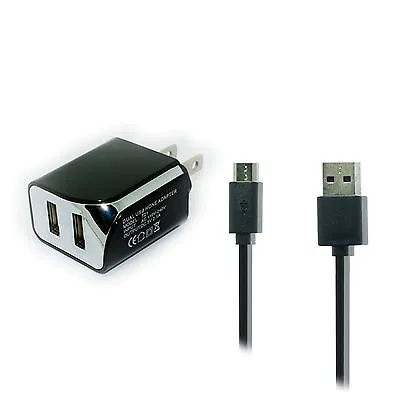 Wall Home Charger+6ft Long USB Cord Cable For US Cellular TCL A30 Phone • $11.21