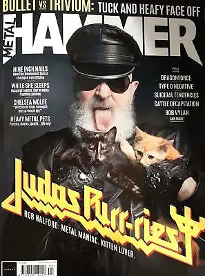 Metal Hammer Magazine Issue 385 Rob Halford: Metal Maniac. Kitten Lover • $30