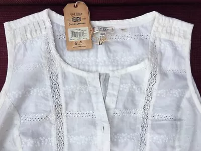 BNWT Fat Face Ladies Ella Broderie Summer Cami Top UK 12 • £9.99