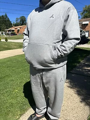 Air Jordan Full Sweatsuit  Fleece  Grey  2XL New • $199.99