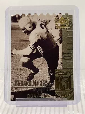 Bronko Nagurski 5 1999 Upper Deck Century Legends Top 50 Die Cut /100 Q1920 • $1.25