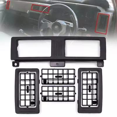 $60.95 • Buy Set 7 Pcs. Black Air Vent Ventilator Frame For Nissan Navara D21 Hardbody 1986 