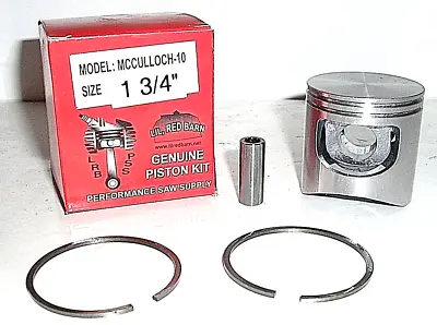 New Mcculloch 10-10 1 3/4   Replacement Piston Kit Replaces Part # 69212 • $34.95