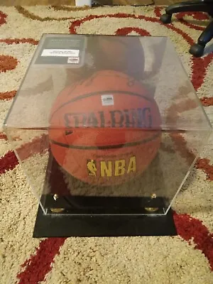 Michael Jordan Signed Spalding NBA Basketball W/case Authenticated By AA Sports  • $1400