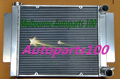 QLD Aluminum Radiator RX2 RX3 RX4 RX5 RX7 With Heater Pipe For Mazda MT 3 Row • $160