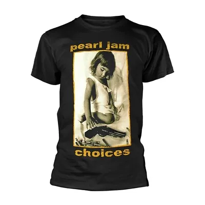 PEARL JAM - CHOICES BLACK T-Shirt Front & Back Print Large • $41.31